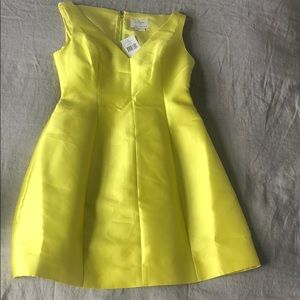 Yellow Kate Spade Satin Dress